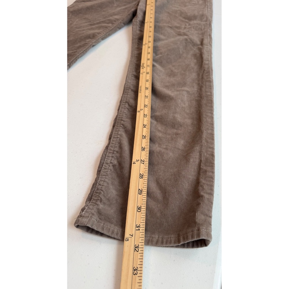 Gap 90s Straight High Rise Corduroy Pants Plymouth Rock Brown 31/12R 484873-00 - Picture 8 of 9